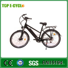 Bicicleta e city barata 250 W 350 W Bicicleta elétrica vintage Bicicleta elétrica de 26 polegadas com tamanho de roda